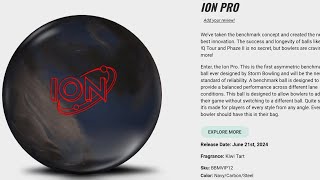 Storm ION Pro Ball Review Benchmark reinvented [upl. by Rubens]