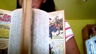 How To Easy Altered Book Art Page Folding [upl. by Sillig169]