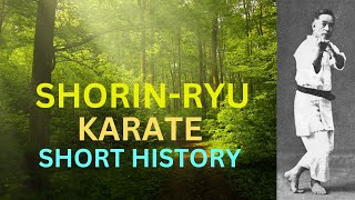 SHORT HISTORY OF SHORINRYU KARATE [upl. by Legna973]