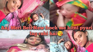 Aaj Meri Beti New frock me kitni pyari lag rahi hai  MrBittuKhuShiFun ActorsKhushiRayofficial 😘 [upl. by Cash]