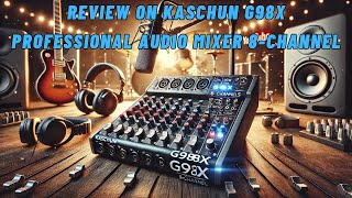 8Channel Bluetooth Mixer Review HighQuality Sound amp Easy Control [upl. by Ongun]