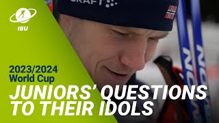 A Biathlon Direct Line Pros answer Juniors Questions Part 3 [upl. by Kerk144]