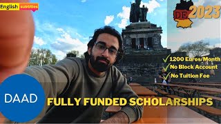 Fully funded DAAD Scholarships in Germany 20232024  Masters amp PhD [upl. by Aneekas71]