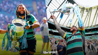 Courtney Lawess Reaction to Northampton Saints Gallagher Premiership Title Victory  ITV Sport [upl. by Angell]