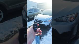 How to use your genuine Subaru Remote Starter [upl. by Hcelemile]