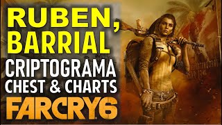 Ruben Criptograma Chest amp Charts Locations  Barrial Valle De Oro  Far Cry 6 Collectibles [upl. by Lonna868]