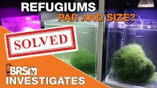 Testing Refugium Part I What we found about PAR and refugium size  BRStv Investigates [upl. by Leahplar]