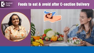 Diet After CSection Food to Eat amp Avoid after Cesarean DeliveryDrMamatha B ReddyDoctors Circle [upl. by Yeslrahc]