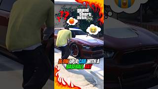 Can You Blow Up a Car with a Baseball Bat in GTA Games [upl. by Strohben497]