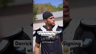 Derrick Henry after Signing with Ravens‼️🤣 nfl americanfootball footballshorts [upl. by Nelle987]