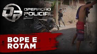 OPERAÇÃO POLICIAL  BOPE E ROTAM [upl. by Aracat]