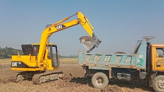 Ceterpilar E70B Excavator bangladesh working daive [upl. by Bakerman586]