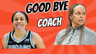 Chennedy Carter Say GOODBYE TO CHICAGO SKY COACH ON INSTA [upl. by Alyakim]