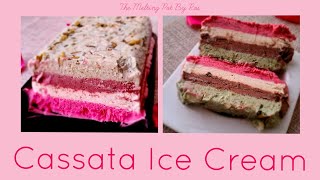 Cassata Ice Cream  Homemade Cassata Ice Cream CassataHow To Make Cassata Ice Cream At Home [upl. by Acyssej550]