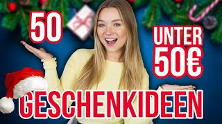 50 WeihnachtsGeschenkideen unter 50€ [upl. by Minor368]