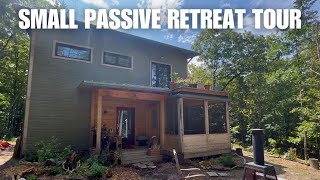 Small Passive House Tour A Sustainable EnergyEfficient Retreat [upl. by Nicram]