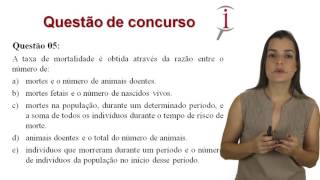 Epidemiologia questões comentadas  Concursos Veterinários  parte 02 [upl. by Griggs]