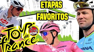 PREVIA🟡 T O U R DE F R A N C I A 🟡2024  ETAPAS🚵FAVORITOS 🏅 [upl. by Eralcyram]