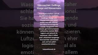 Luftzeichen Zwillinge Waage und Wassermann shorts sternzeichen astrologie unterhaltung witzig [upl. by Figone]