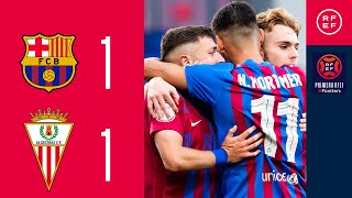 RESUMEN  FC Barcelona B 11 Algeciras CF  PrimeraRFEF  Jornada 1  Grupo 2 [upl. by Refinne]