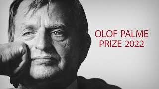 The Olof Palme Prize 2022 award ceremony [upl. by Ettenoj]