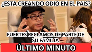 🚨GUSTAVO PETRO BAJO FUEGO LO DENUNCIAN POR INSITACION AL ODIO EN COLOMBIA ‐ NOTICIAS DE COLOMBIA [upl. by Areem906]