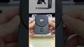 WiWU Qi2 Wireless charging car mount wiwu wirelesscharger carmount [upl. by Neroled890]