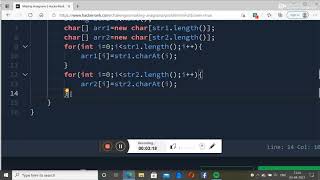 Making Anagrams  Hackerrank  java programming language  Solution of hackerrank problems [upl. by Yroffej]