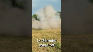 Explosive Shaped Charge Stand Off Test [upl. by Rozanne]