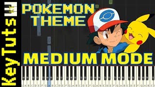 Learn to Play Theme from the Pokemon Anime  Medium Mode [upl. by Babb]