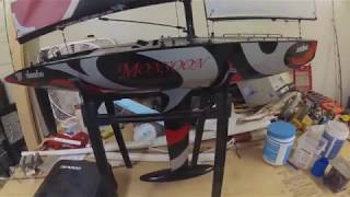 Monsoon Sailboat Assembly  RC Part 1 [upl. by Ossy241]