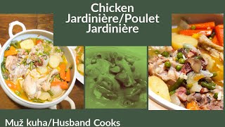 Chicken  Poulet  Jardiniere recipe  stew [upl. by Hgielrebma]