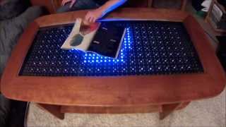 Reactive LED Coffee Table  Arduino 2 [upl. by Aridni]