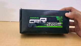 Ovonic 50c 5200mAh 2s Lipo Battery Review [upl. by Lessirg581]