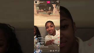 Angel Reese New IG LIVE About Caitlin Clark 🔴 With Her Boyfriend  30th July 2024 [upl. by Ilrac]