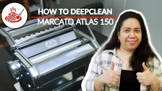 How I DEEPCLEAN My MARCATO ATLAS 150 Pasta Machine l Foodie Avenue [upl. by Macfarlane]