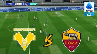 HELLAS VERONA vs AS ROMA  SERIE A 20242025  FOOTBALL LIFE 2025 [upl. by Zile]