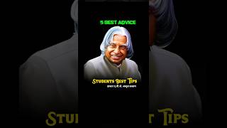 5 Best Advice for Students ✨ APJ Abdul Kalam। Students Tips [upl. by Yanehc]