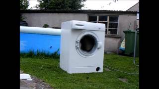 washing machine destroyed with a brick part 2 [upl. by Jeconiah773]