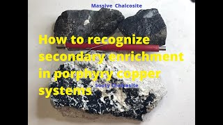 How to recognize secondary enrichment in porphyritic copper systems [upl. by Adniral]