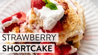 Homemade Strawberry Shortcake  Sallys Baking Recipes [upl. by Elleval]