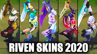 Broken Covenant Riven Skin Spotlight  League of Legends [upl. by Agostino]