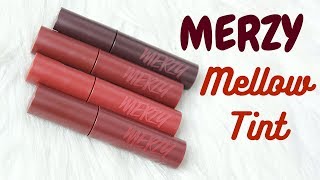 BIYW Review Chapter 209 MERZY BITE THE BEAT MELLOW TINT SWATCH amp REVIEW [upl. by Yltnerb]