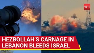 ’1000 Casualties’ Hezbollah’s Vengeful Assault Hits Israel Lebanon Graveyard For IDF [upl. by Robson823]