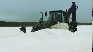 Lännen 8800K  Snow plowing [upl. by Nodrog940]