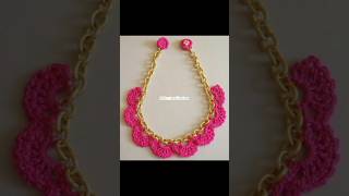 crochet jewelry sethow to crochet jewelry [upl. by Ahsercul]