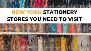 Discover the BEST New York Stationery Stores amp haul [upl. by Pucida]