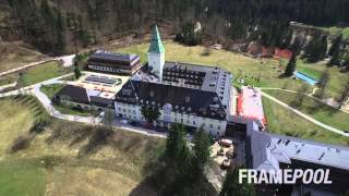 G7 summit Elmau Castle HD aerials  Framepool [upl. by Rennerb]