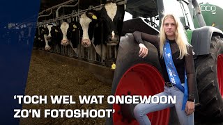 Marit uit Haren vertegenwoordigt Groningen in de jaarlijkse Boerinnenkalender [upl. by Wardle]