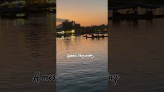 An Evening in Srinagar Kashmir India dallakehouseboatkashmirtourismdallakesrinagardallake [upl. by Branscum600]